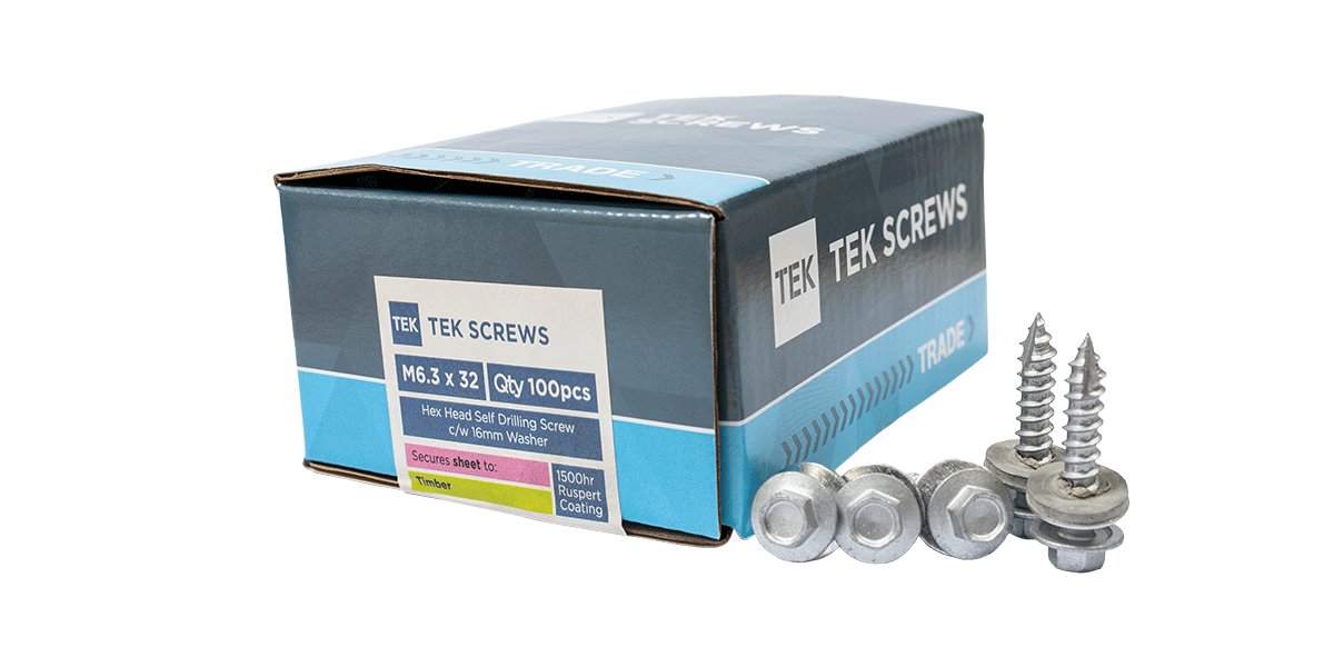 Samac TEK32STOT16W 32mm Sheet To Timber 16mm Washer (100)