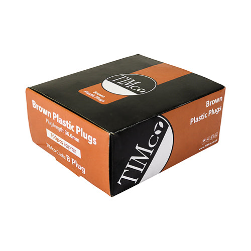 Plastic Plugs - Brown