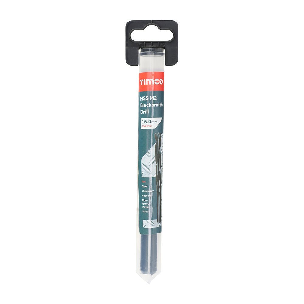 HSS-M Blacksmith Drill Bit - 16.0mm