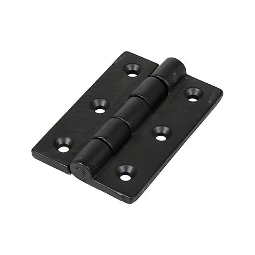 Cast Iron Butt Hinge (200) - Black (Pack 2)