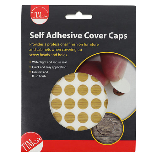 Adhesive Caps Oak