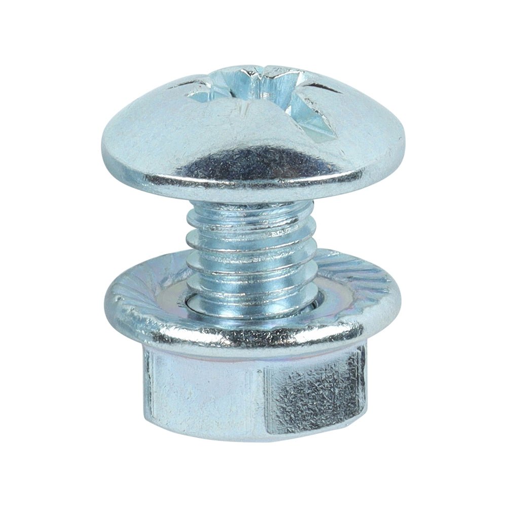 Cable Tray Bolts with Flange Nuts - Zinc