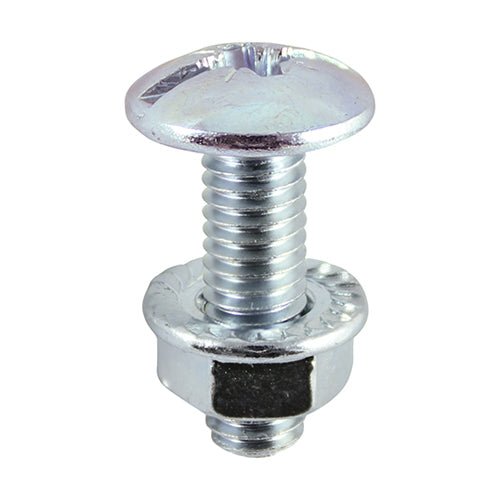 Cable Tray Bolts with Flange Nuts - Zinc