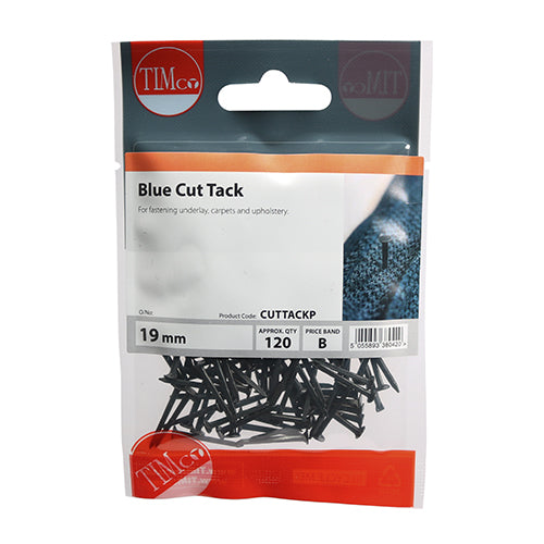 Blue Cut Tacks - 19mm - Pack 120