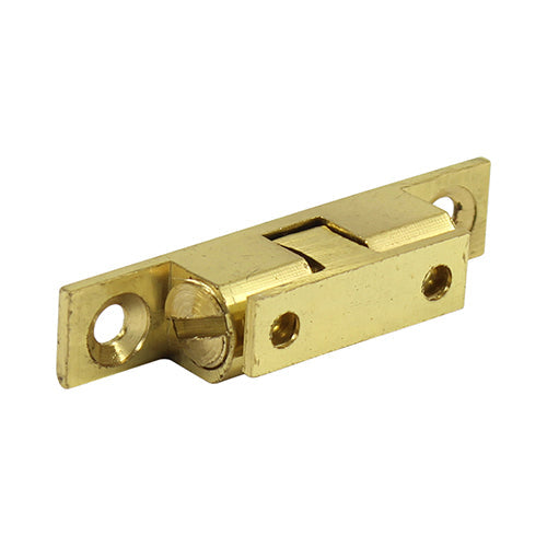 Double Ball Catch - Brass - 50mm (Pack 2)