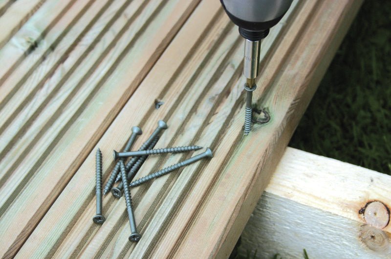 Deck-Tite Screws - Decking Screws - Pozi - Net-Coat Green Plating