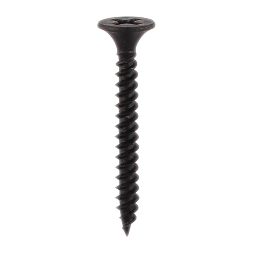 Drywall Screws - PH - Bugle - Fine Thread - Black - Tub