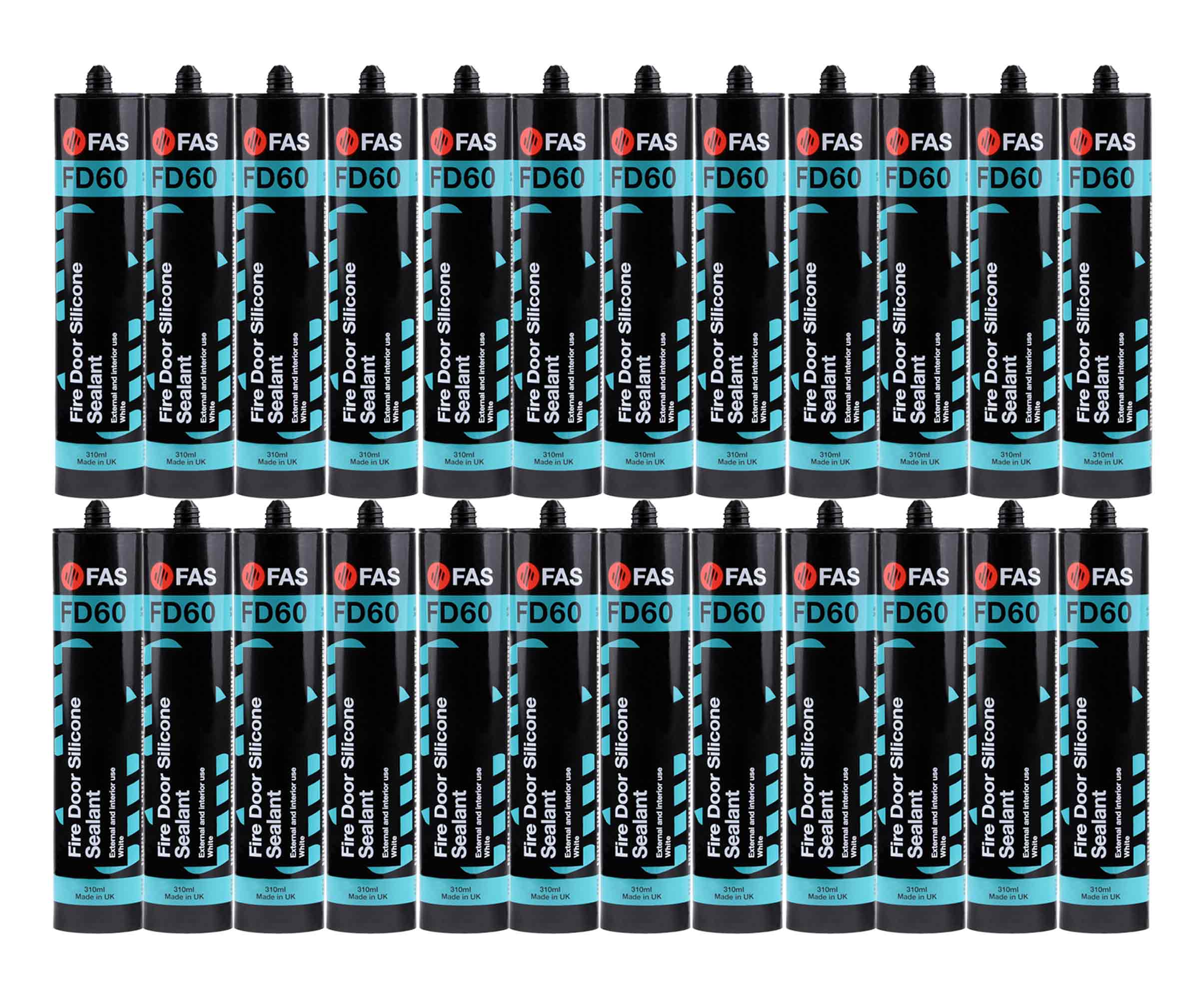 Fire Door Silicone Sealant FD60 - White - Box 25