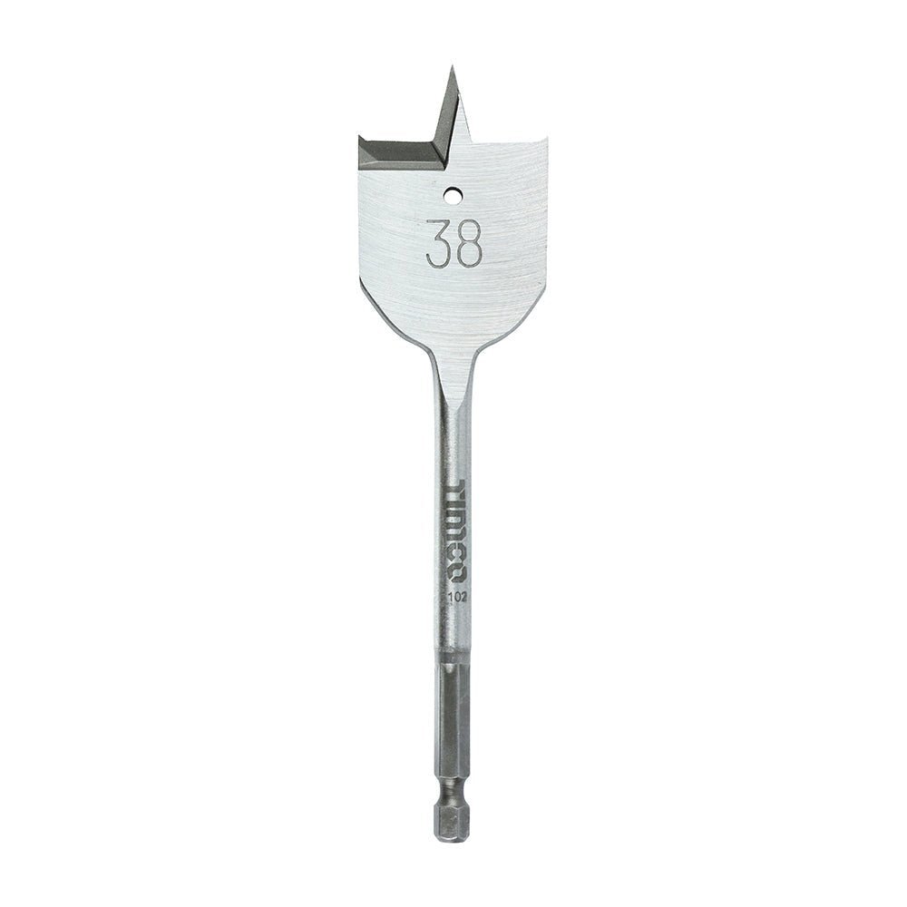 Flat Wood Bit - 38.0 x 152