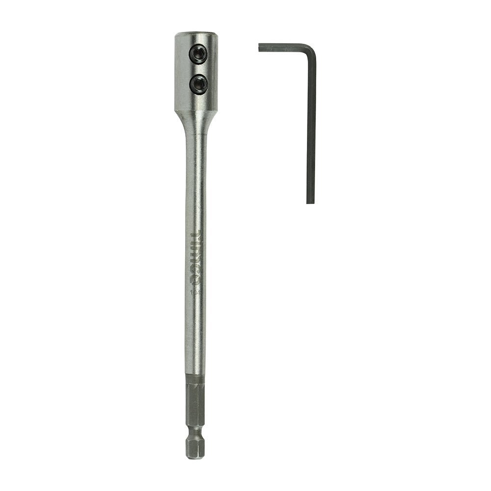 1/4" Flat Wood Bit Extension Rod - 150mm