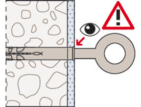 Fischer GS 12 Scaffold Eyebolt - For Scaffold Anchoring