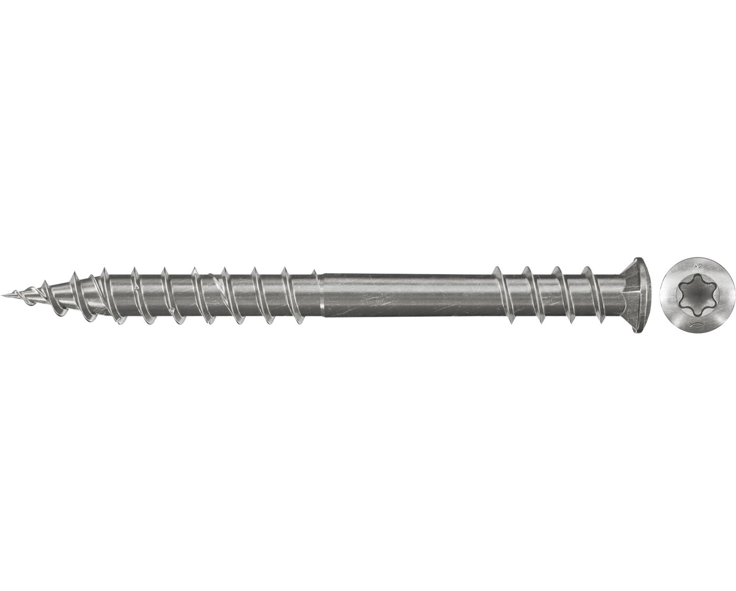 Fischer Powerfast Terrace Screw - Countersunk Head A2 Stainless Steel