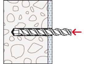 Fischer S 14 ROE Scaffold Plug - Concrete & Solid Brick