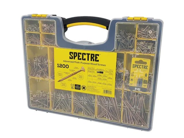 Forgefix Spectre Timberfix - Wood Screw Site Organiser - 1200 Piece