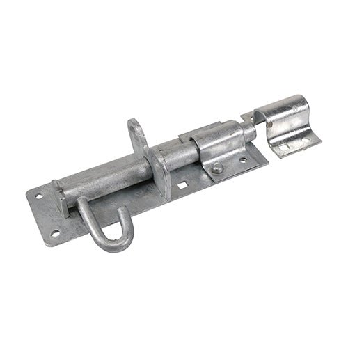 Heavy Brenton Padbolt - Hot Dipped Galvanised - Gate & Shed Bolt