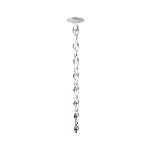 Helical Flat Roof Fixing - Zinc - Bag 25