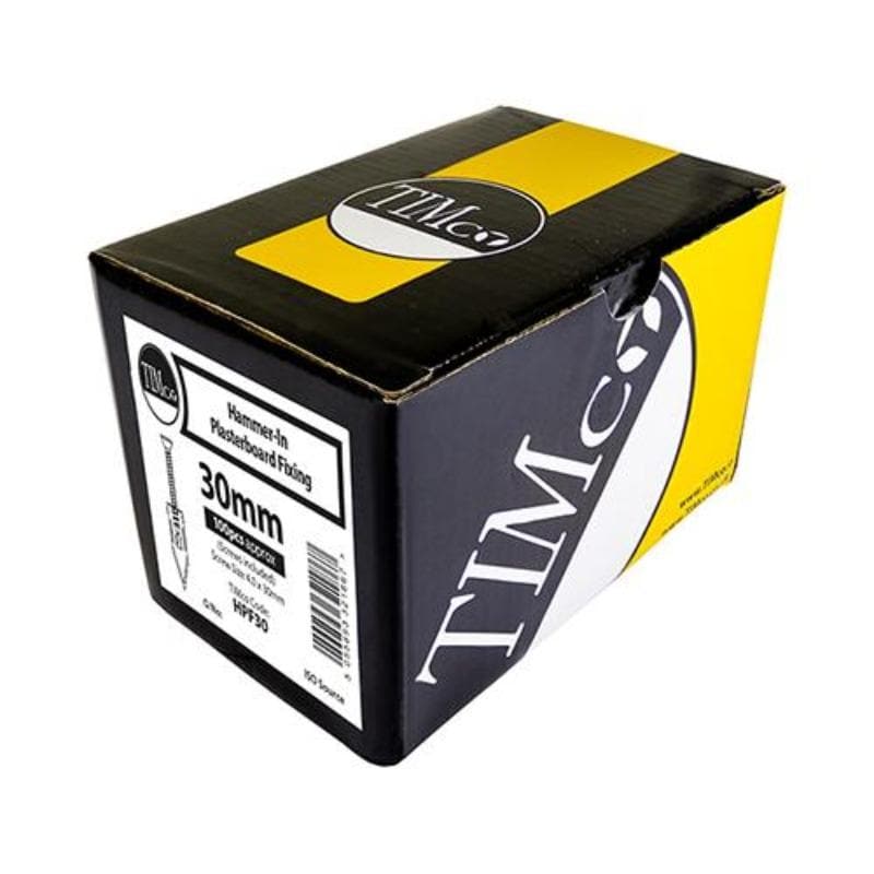 Hammer-In Plasterboard Fixing - PZ Pozi - Yellow