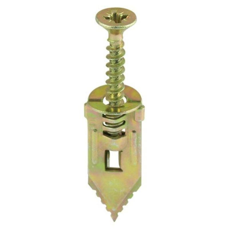 Hammer-In Plasterboard Fixing - PZ Pozi - Yellow