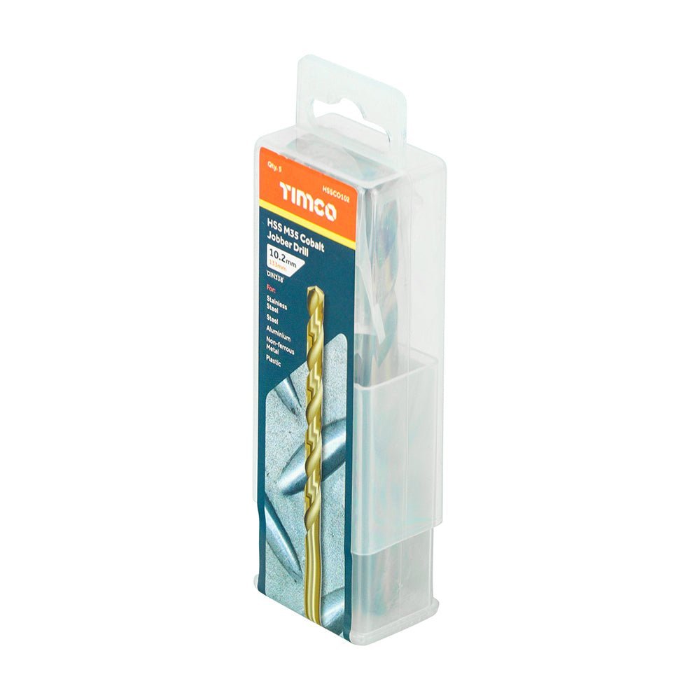Ground Jobber Drills - Cobalt M35 - 10.2mm