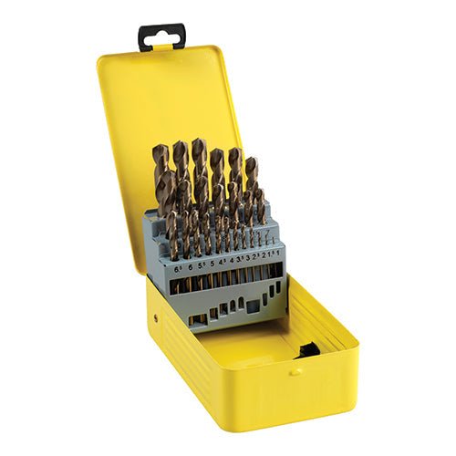 Ground Jobber Drills Set - Cobalt M35 - 25pcs