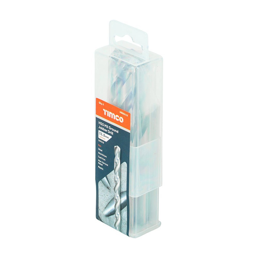 Ground Jobber Drills - HSS M2 - 11.5mm