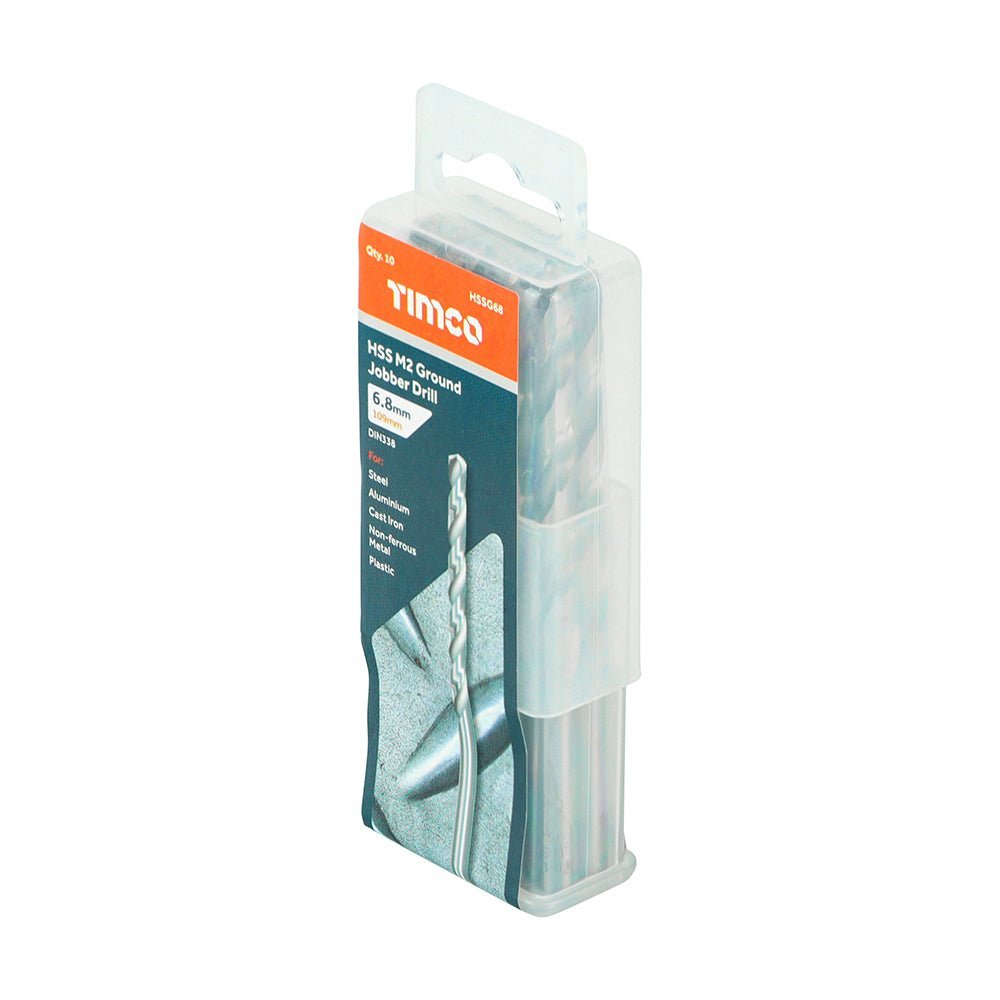 Ground Jobber Drills - HSS M2 - 6.8mm