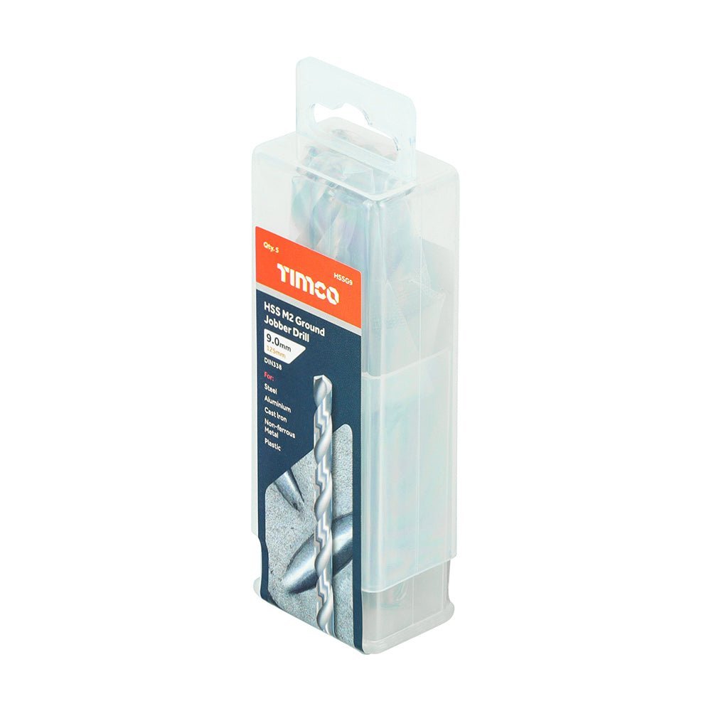Ground Jobber Drills - HSS M2 - 9.0mm