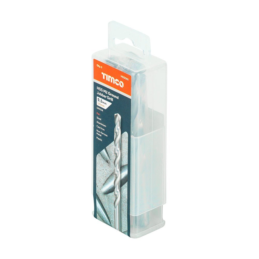 Ground Jobber Drills - HSS M2 - 9.5mm