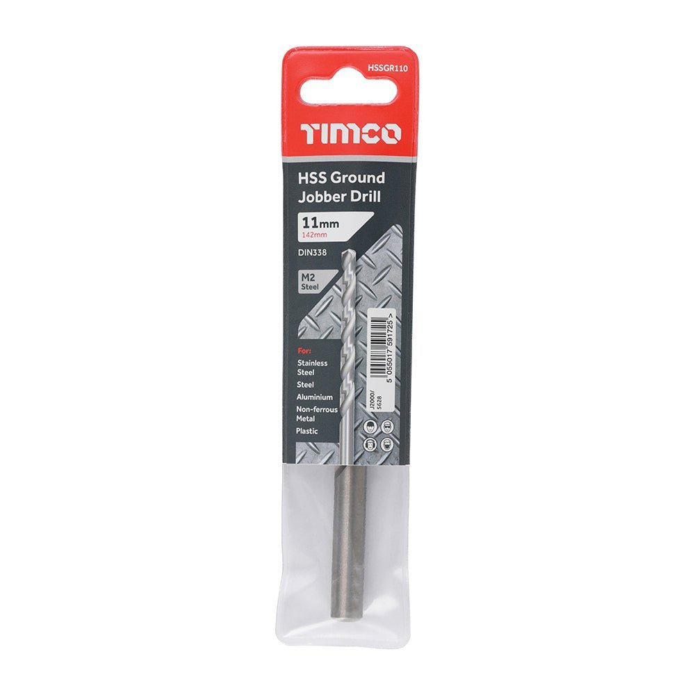 Ground Jobber Drills - HSS M2 - 11.0mm