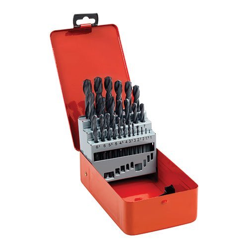 Roll Forged Jobber Drills Set - HSS - 25pcs