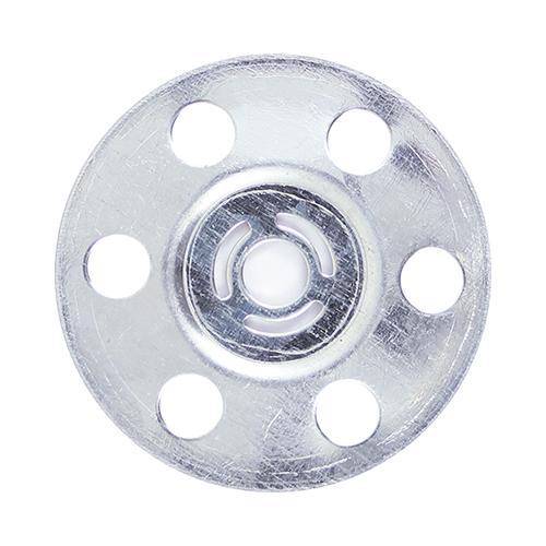 Metal Insulation Disc - Galvanised - 35mm - Box 100
