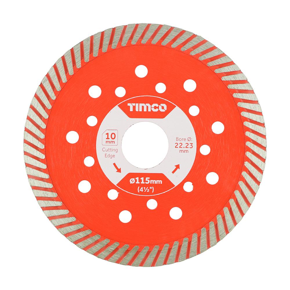 Premium Diamond Blade - Turbo Continuous - Hard Materials