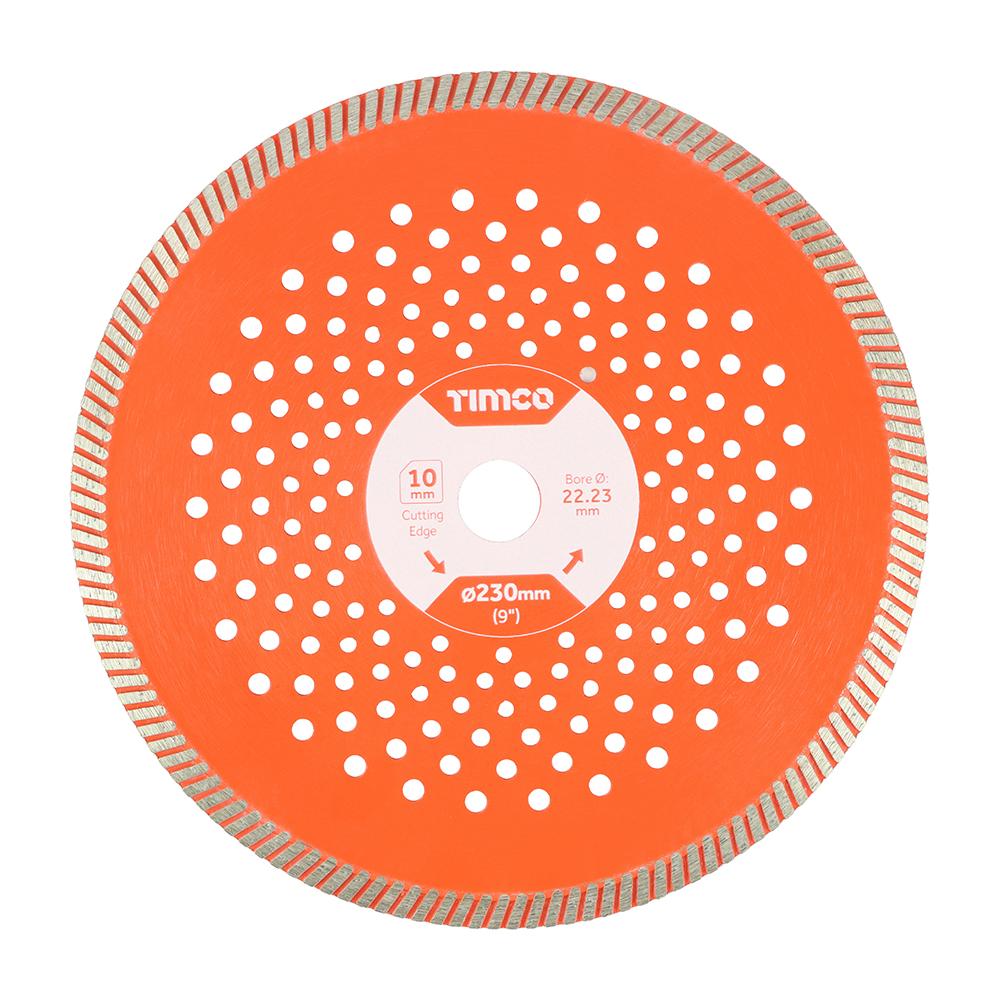 Premium Diamond Blade - Turbo Continuous - Hard Materials