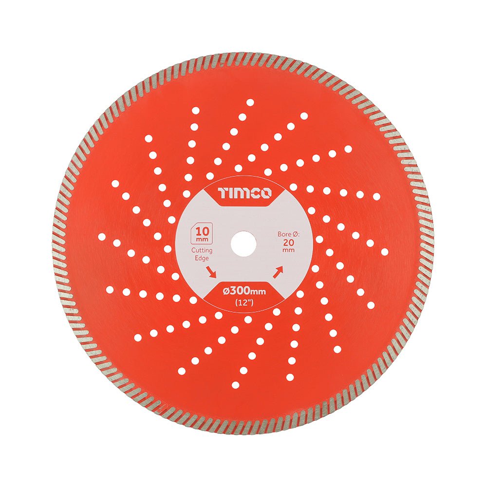 Premium Diamond Blade - Turbo Continuous - Hard Materials