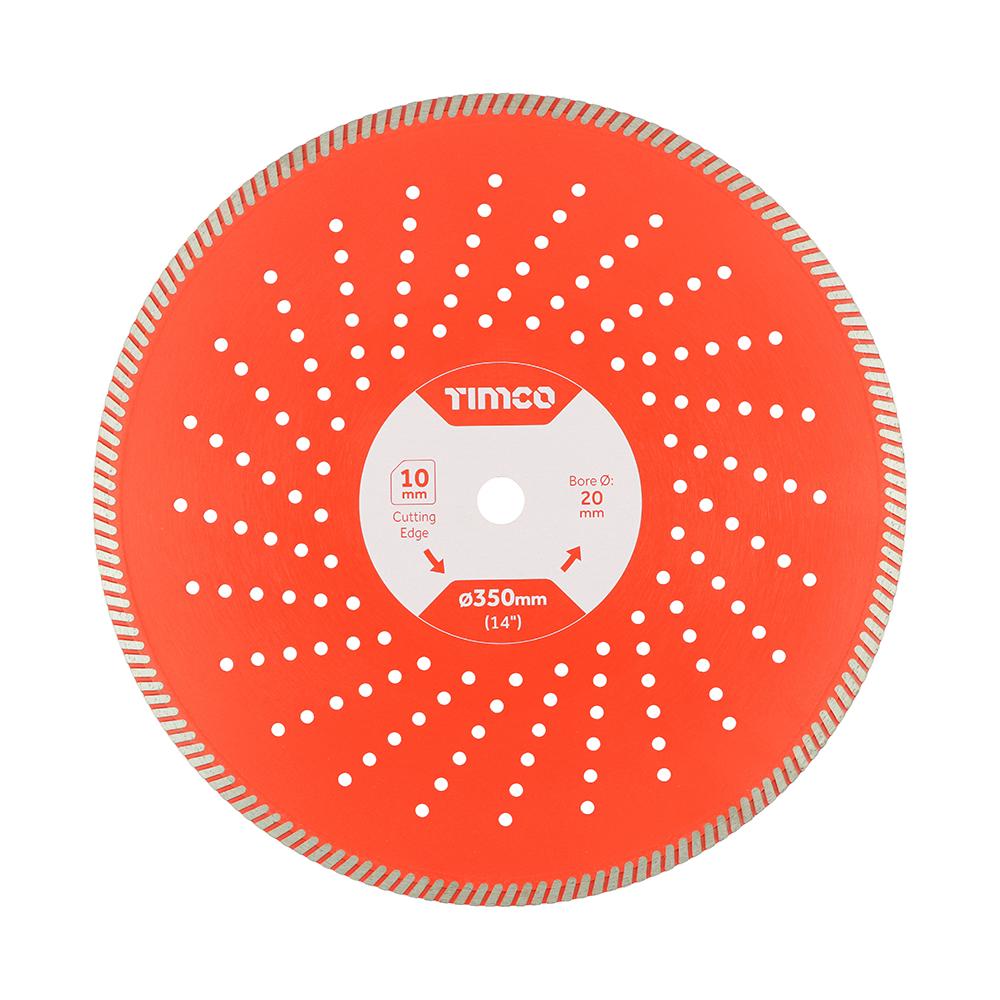 Premium Diamond Blade - Turbo Continuous - Hard Materials