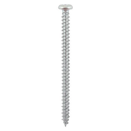 Multi-Fix Concrete Screws - TX - Pan - Zinc - Box 100