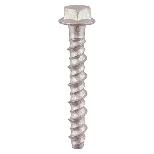 Multi-Fix Masonry Bolts - Hex Flange - Exterior - Silver