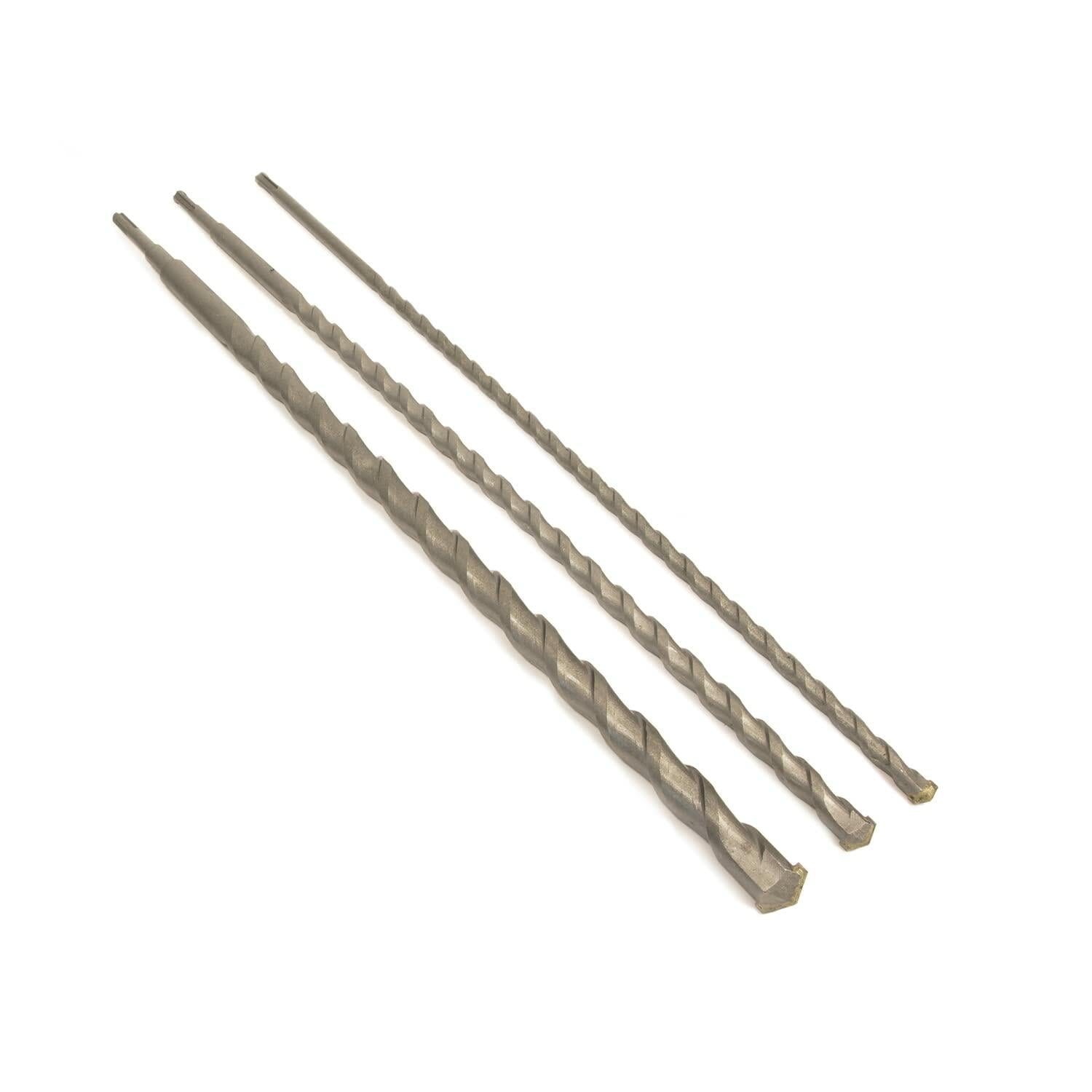 CK AV08015 3 Piece 600mm SDS Drill Bit Set