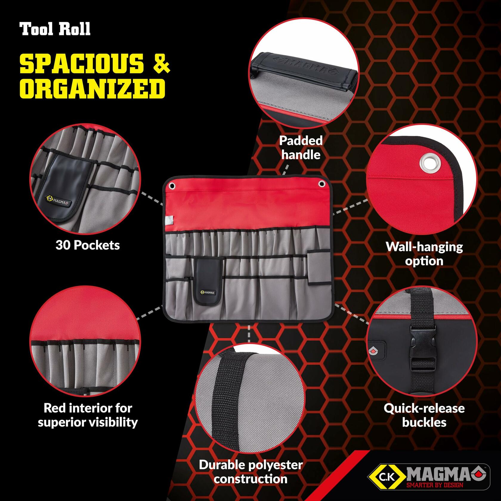 CK MA2718 Magma 30 Pockets Tool Roll