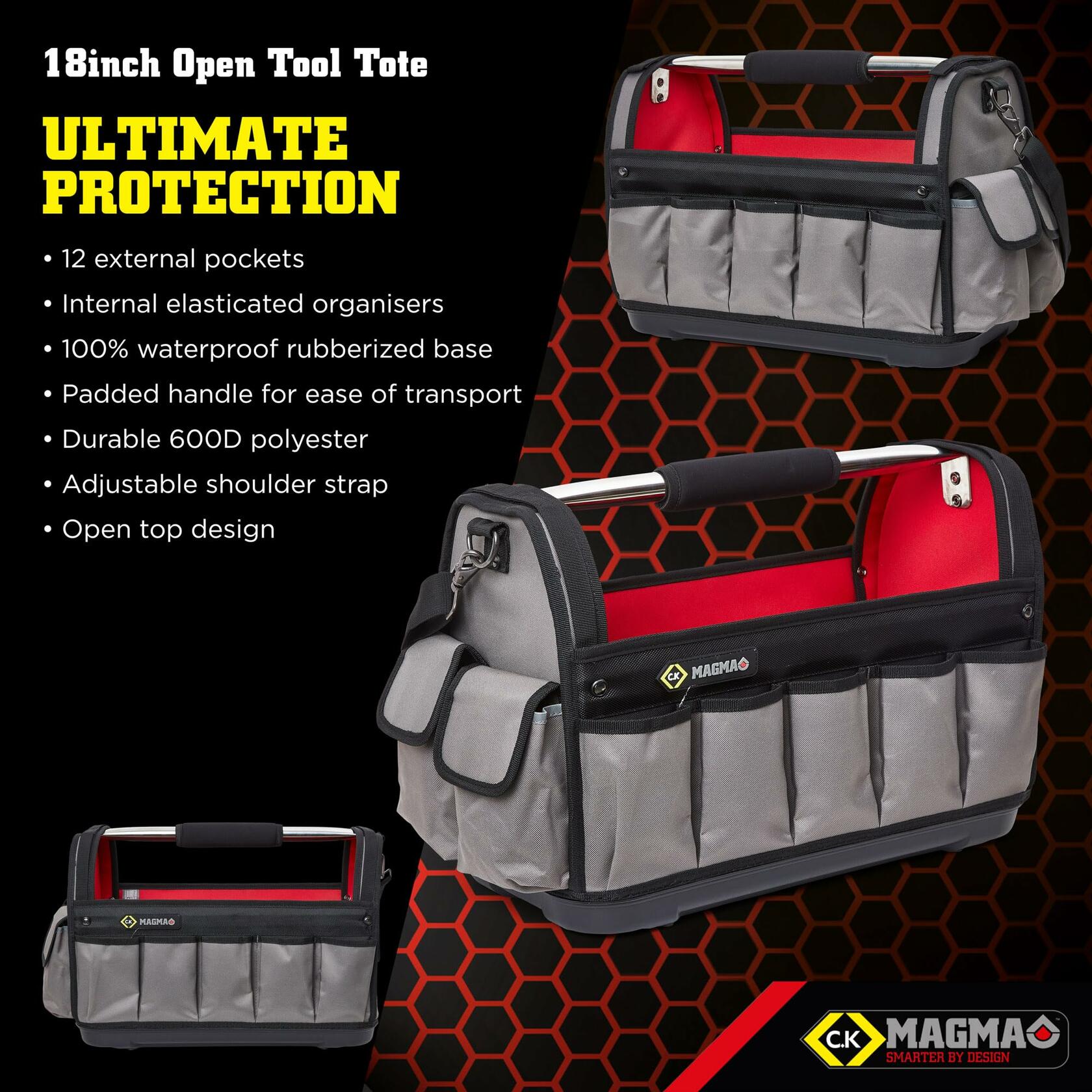 CK MA2636 Magma 18inch Open Tool Tote
