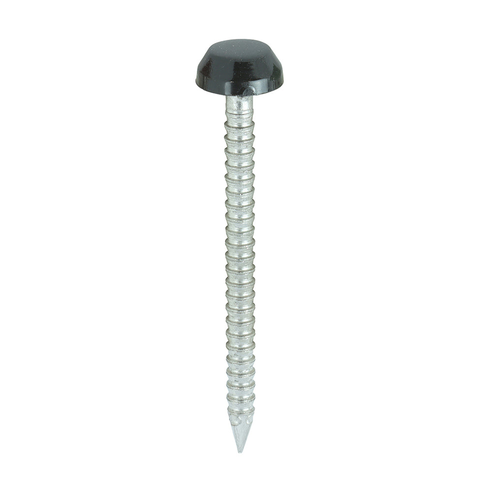 Polymer Headed Pins - A4 Stainless Steel - Black