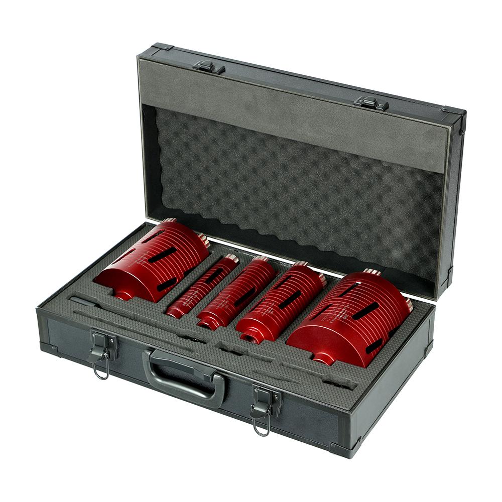 Premium Dry Diamond Core Drill Kit - 5pcs