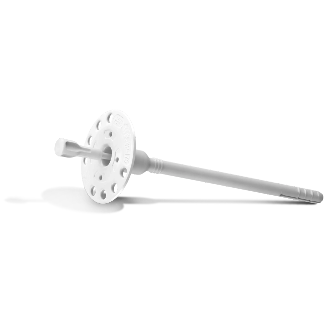 Rawlplug 'T-Fix' Hammer-In Insulation/Façade Fixing, Plastic Pin 8/115Mm (Bag Of 20)