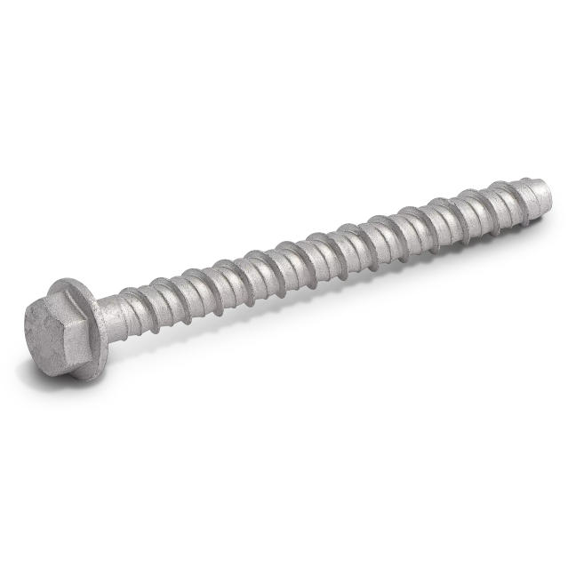 Rawlplug R-Lx Concrete Screw Anchor M5 6,3X75 Mm, Hex With Flange, Zinc Flake Coating (Box of 100)