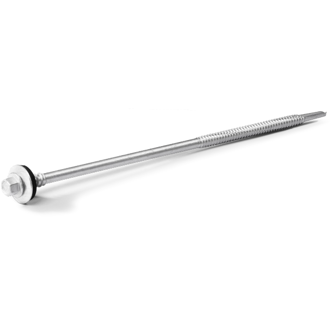 Rawlplug 6.3/7.0X259 Self-Drill Screw For Sandwich Panel (18.0Mm) C/W A19 Washer (Box of 100)