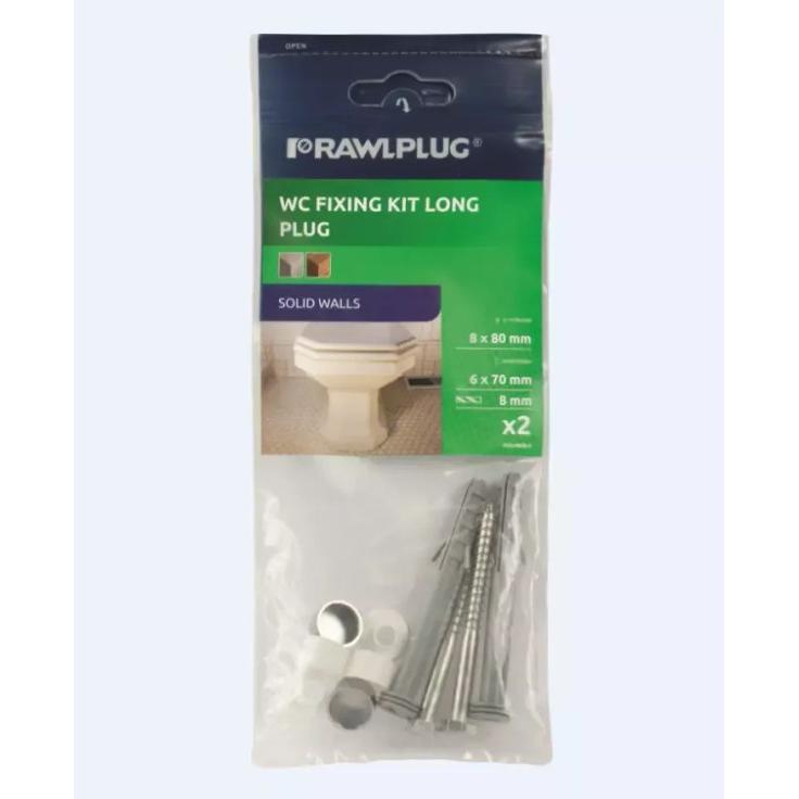 Rawlplug 'Wcb-F' Wc Fixing Kit (Long Plug Version)