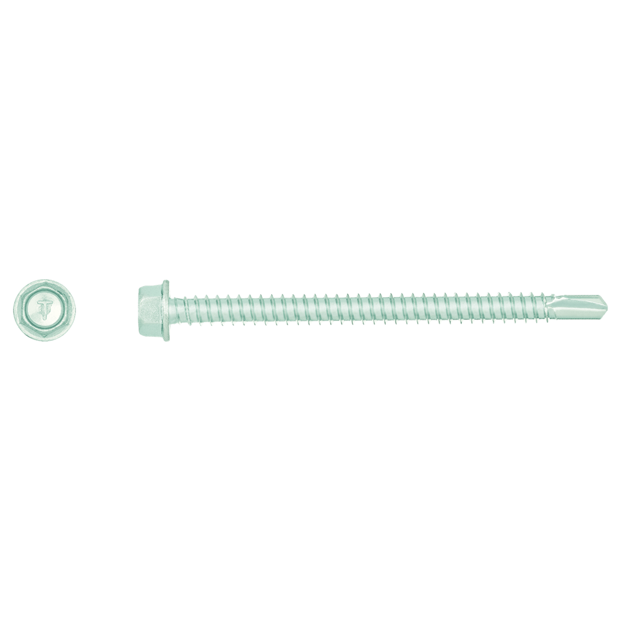 Rawlplug OC Hex Self Drilling Screws For Metal Sheets - No Washer - Zinc