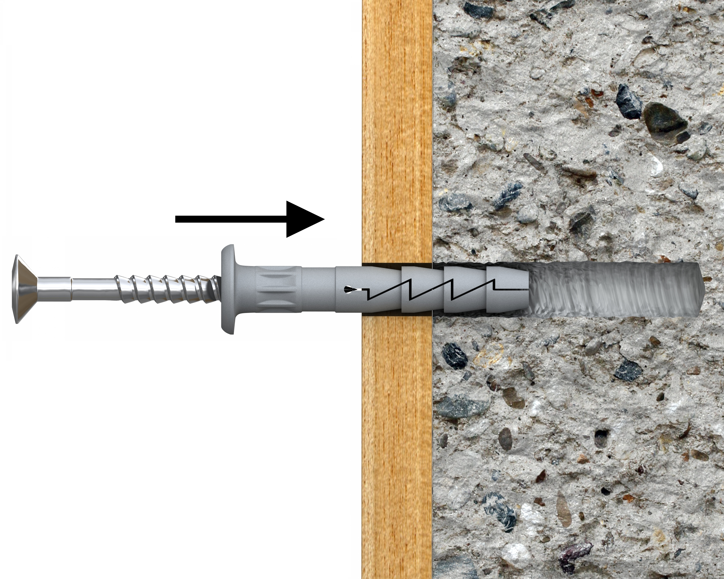 Rawlplug R-FX Mushroom Head Hammer-In Fixings