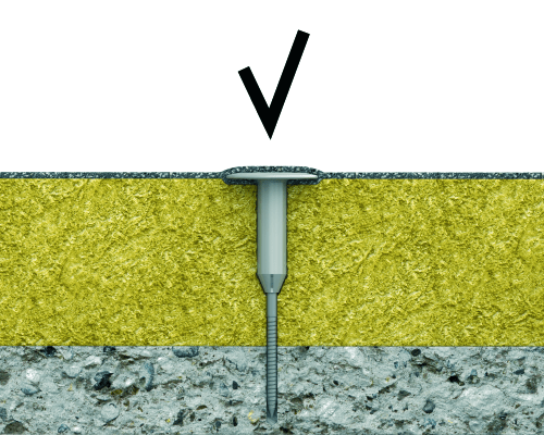 Rawlplug R-GOK - Flat Roofing Telescopic Sleeve with Round Plate