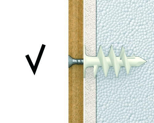 Rawlplug R-ISO-PLUG Insulation Fixings - Helical - Insulated Facade Fastening